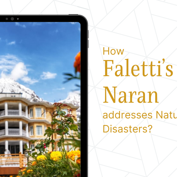 How does Faletti’s Hotel Naran address Natural Disasters?